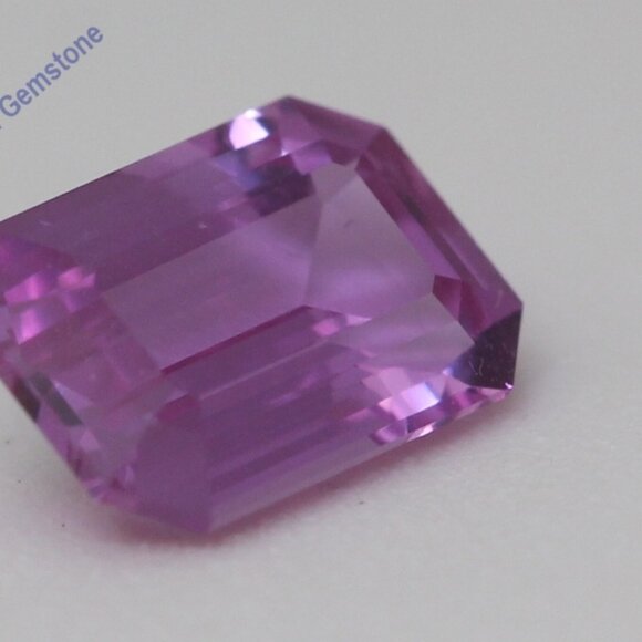 Emerald Natural Loose Sapphire (1.53 Ct Pink Vs2) Gia C53000108 - Picture 4 of 6